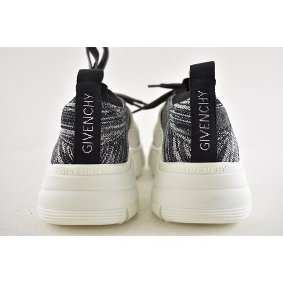 Givenchy Chaussette Jaw White Black Grey Low Top Platform Creeper Sneaker 36 - Picture 11 of 12